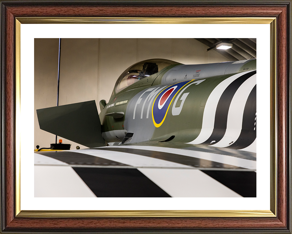 RAF Typhoon Cockpit closeup Photo Print Royal Air Force Aircraft Wall Art Aviation Decor Posters, Prints, & Visual Artwork Hampshire Prints 10 x 8 Classic Frame Yes