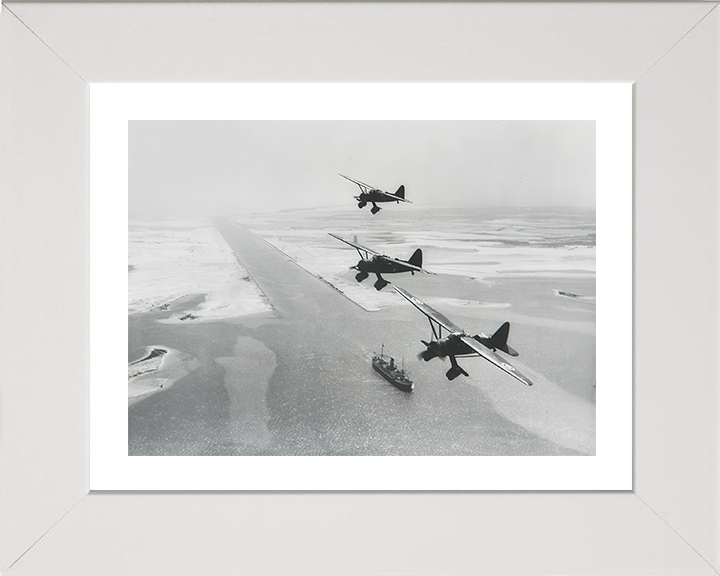RAF Westland Lysanders over Suez canal 1940 Photo Print Royal Air Force Aircraft Wall Art Aviation Decor Posters, Prints, & Visual Artwork Hampshire Prints 10 x 8 White Frame Yes