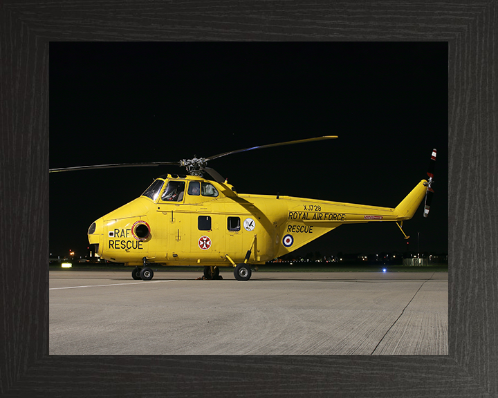 RAF Westland Whirlwind HAR10 Northolt 2022 Photo Print Royal Air Force Aircraft Helicopter Wall Art Aviation Decor Posters, Prints, & Visual Artwork Hampshire Prints 10 x 8 Black Frame No