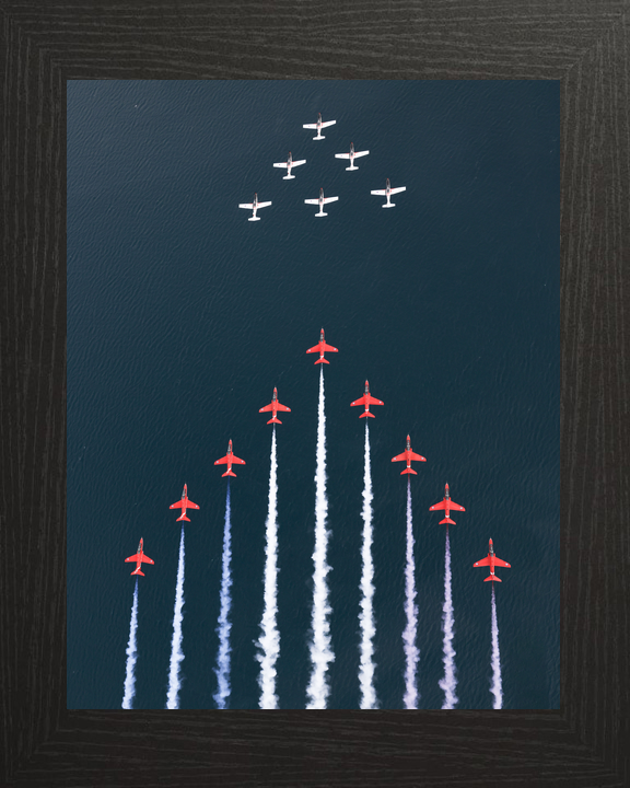 RAF Red Arrows and Wings of Storm Croatia April 2024