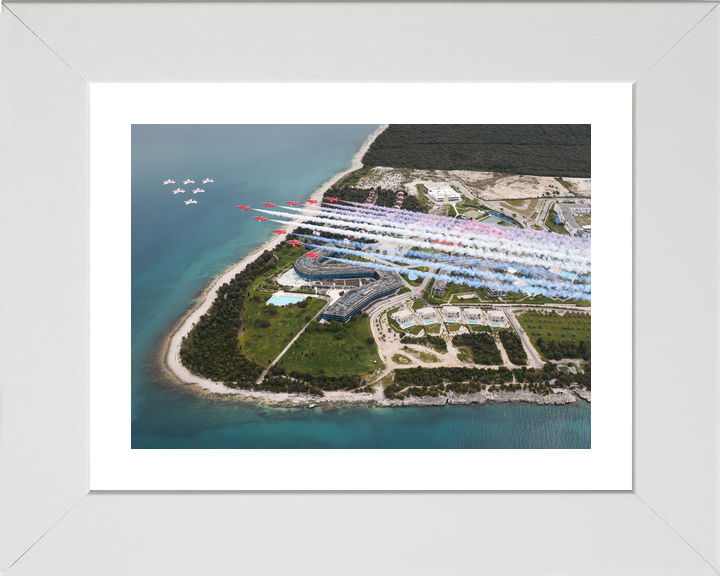 RAF Red Arrows and Wings of Storm Croatian Coast April 2024