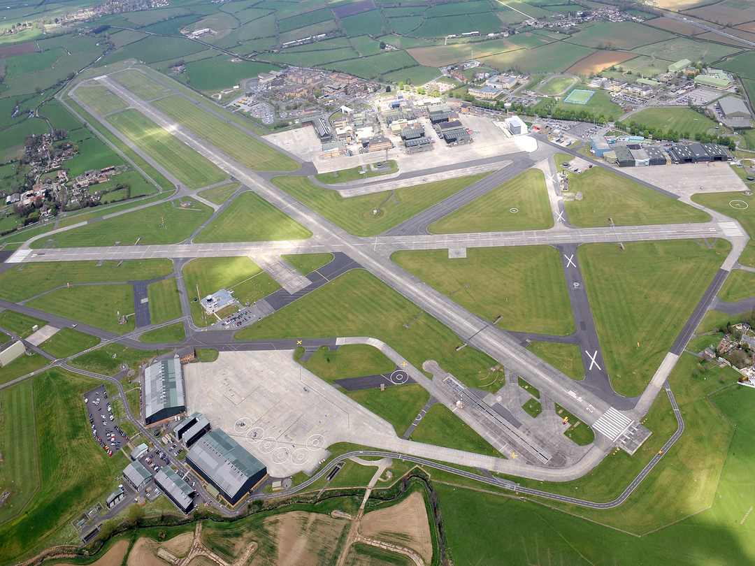 HMS Heron RNAS Yeovilton Aerial Photo Print - Posters, Prints, & Visual Artwork - by Hampshire Prints (image 1 of 9)