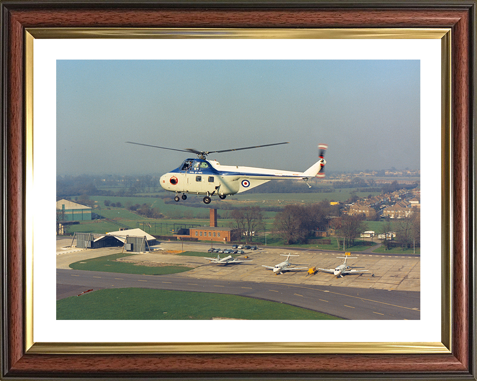 RAF Whirlwind Helicopter Photo Print Royal Air Force Aircraft Wall Art Aviation Decor Poster Posters, Prints, & Visual Artwork Hampshire Prints 10 x 8 Classic Frame Yes