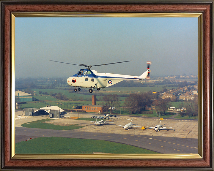 RAF Whirlwind Helicopter Photo Print Royal Air Force Aircraft Wall Art Aviation Decor Poster Posters, Prints, & Visual Artwork Hampshire Prints 10 x 8 Classic Frame No