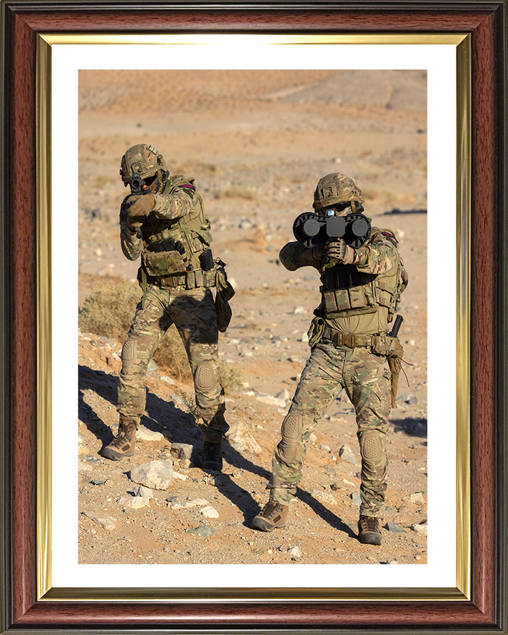 Royal Marine Commandos with a counter UAV system Photo Print 30 Commando Marines Wall Art Military Decor Posters, Prints, & Visual Artwork Hampshire Prints 10 x 8 Classic Frame Yes