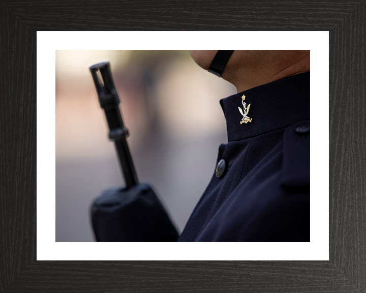 British Army Soldier from the Gurkha Signals on Parade Photo Print Wall Art Military Decor Posters, Prints, & Visual Artwork Hampshire Prints 10 x 8 Black Frame Yes