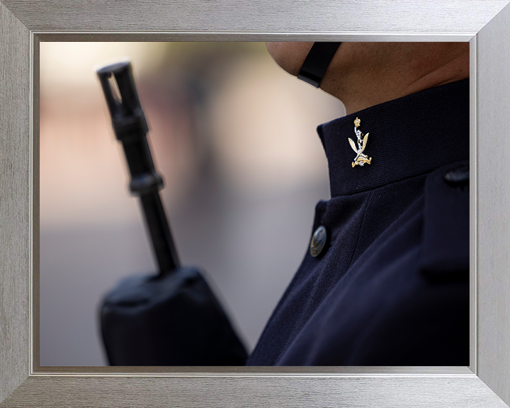 British Army Soldier from the Gurkha Signals on Parade Photo Print Wall Art Military Decor Posters, Prints, & Visual Artwork Hampshire Prints 10 x 8 Silver Frame No