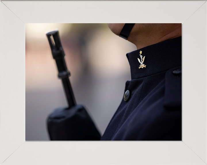 British Army Soldier from the Gurkha Signals on Parade Photo Print Wall Art Military Decor Posters, Prints, & Visual Artwork Hampshire Prints 10 x 8 White Frame No
