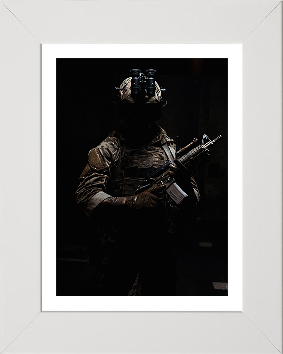 British Army Soldier uniform Portrait Photo Print Wall Art Military Decor Poster Posters, Prints, & Visual Artwork Hampshire Prints 10 x 8 White Frame Yes