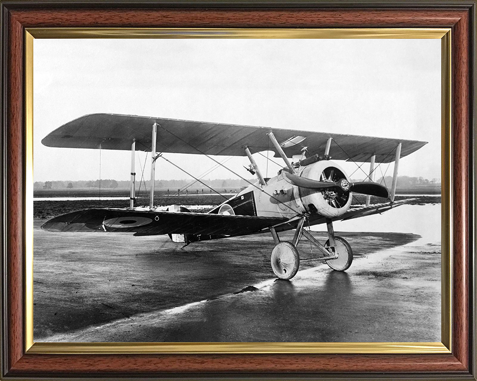 Sopwith Camel F.1 Biplane 1918 Royal Air Force Aircraft Photo Print Wall Art Aviation Decor UK Posters, Prints, & Visual Artwork Hampshire Prints 10 x 8 Classic Frame No