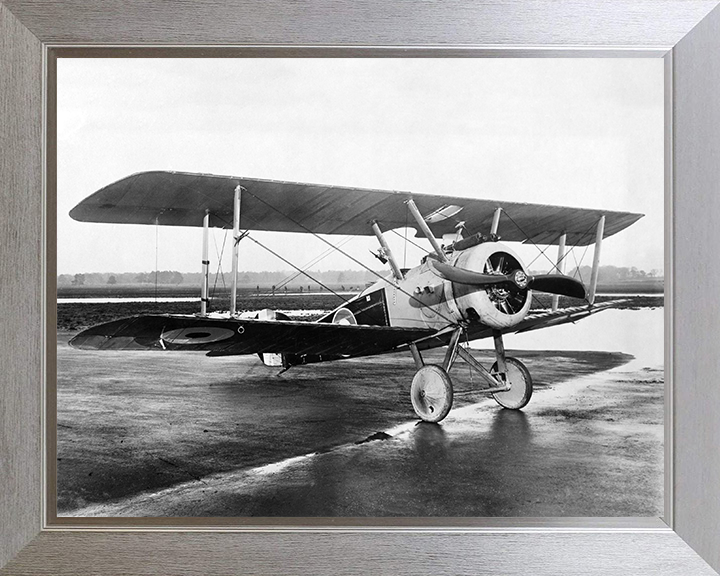 Sopwith Camel F.1 Biplane 1918 Royal Air Force Aircraft Photo Print Wall Art Aviation Decor UK Posters, Prints, & Visual Artwork Hampshire Prints 10 x 8 Silver Frame No