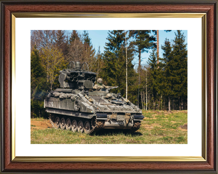 Stormer combat vehicle 2024 British Army Vehicle Photo Print Wall Art Military Decor UK Posters, Prints, & Visual Artwork Hampshire Prints 10 x 8 Classic Frame Yes