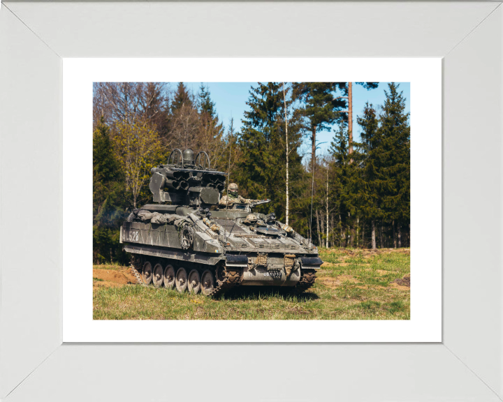 Stormer combat vehicle 2024 British Army Vehicle Photo Print Wall Art Military Decor UK Posters, Prints, & Visual Artwork Hampshire Prints 10 x 8 White Frame Yes