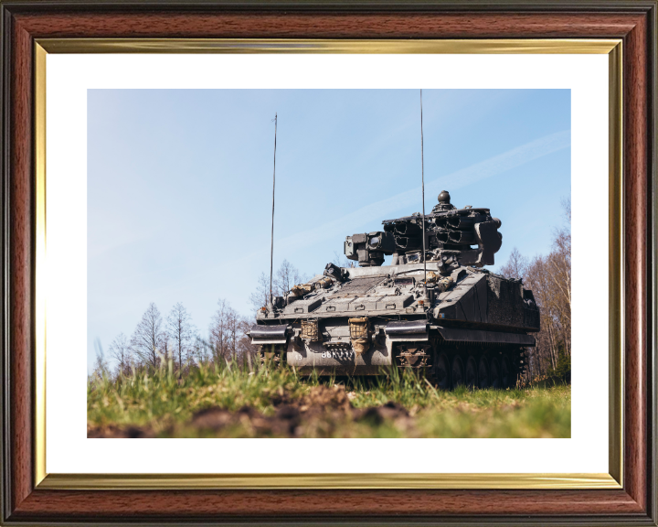 British Army Stormer combat Vehicle Photo Print Wall Art Military Decor Poster Posters, Prints, & Visual Artwork Hampshire Prints 10 x 8 Classic Frame Yes