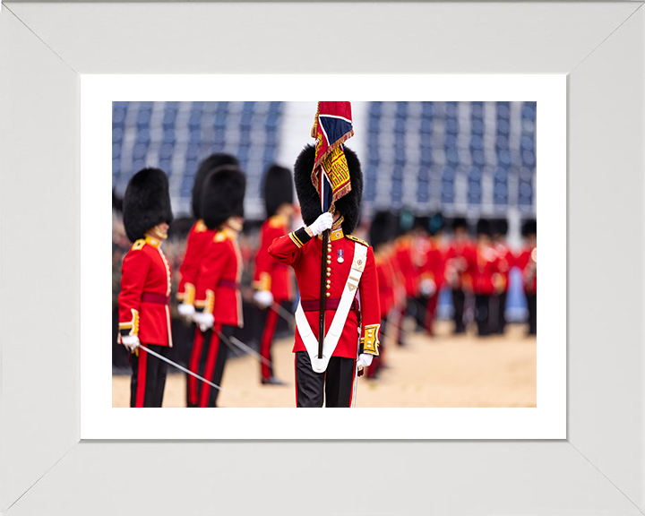 The Ensign of the Coldstream Guards Photo Print – Guards Regiment Wall Art, Military Decor Posters, Prints, & Visual Artwork Hampshire Prints 10 x 8 White Frame Yes