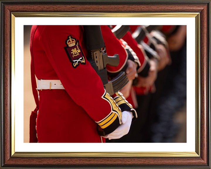 British Army Welsh Guards on Parade in London Photo Print Wall Art Military Decor Poster Posters, Prints, & Visual Artwork Hampshire Prints 10 x 8 Classic Frame Yes