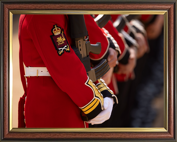 British Army Welsh Guards on Parade in London Photo Print Wall Art Military Decor Poster Posters, Prints, & Visual Artwork Hampshire Prints 10 x 8 Classic Frame No