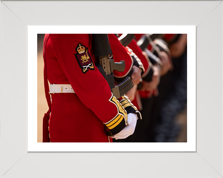 British Army Welsh Guards on Parade in London Photo Print Wall Art Military Decor Poster Posters, Prints, & Visual Artwork Hampshire Prints 10 x 8 White Frame Yes
