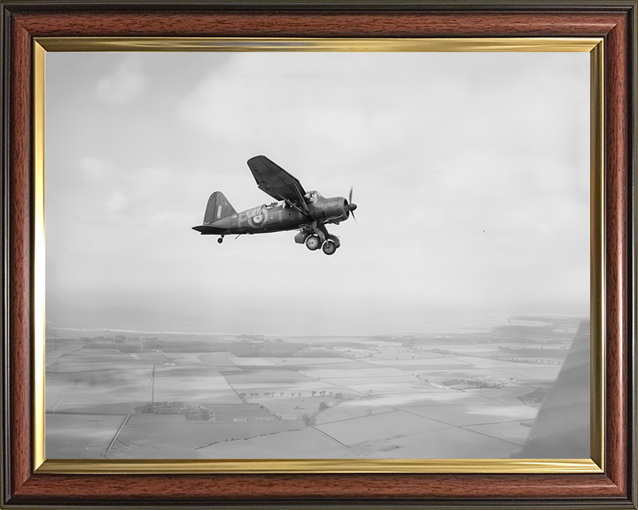 RAF Westland Lysander Mark III Photo Print Royal Air Force Aircraft Wall Art Aviation Decor Poster Posters, Prints, & Visual Artwork Hampshire Prints 10 x 8 Classic Frame No