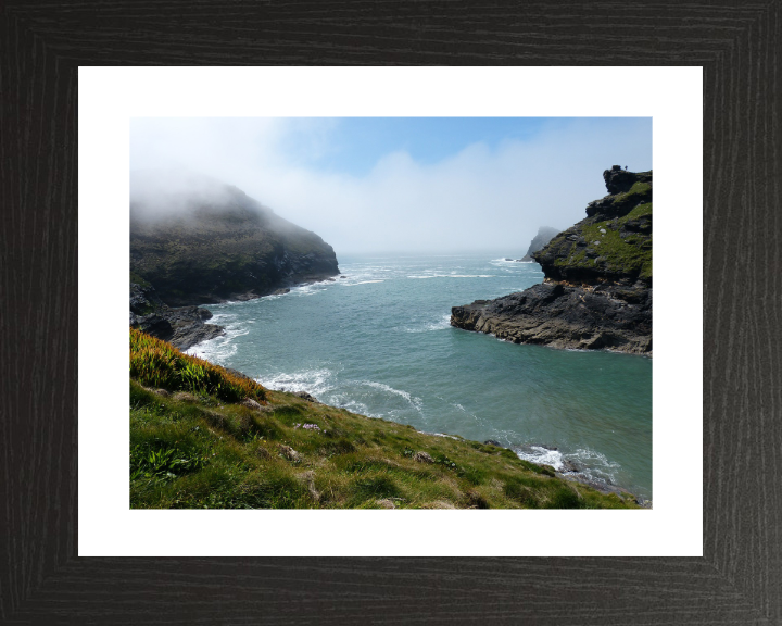 Boscastle Coast in Cornwall Photo Print - Canvas - Framed Photo Print - Hampshire Prints