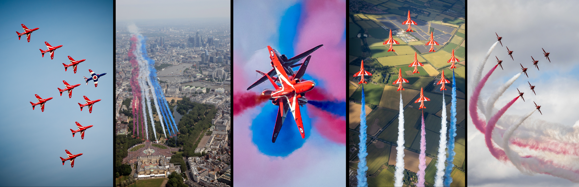 RAF Red Arrows collage