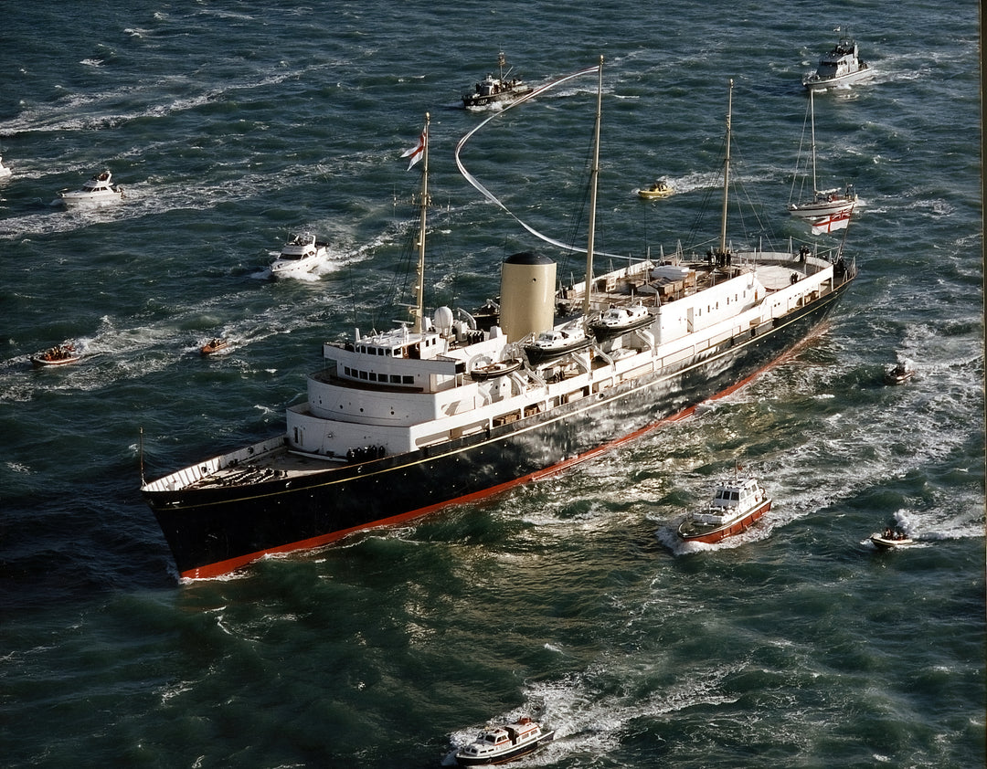 HMY Britannia Royal Yacht paying off Photo Print or Framed Photo Print Hampshire Prints