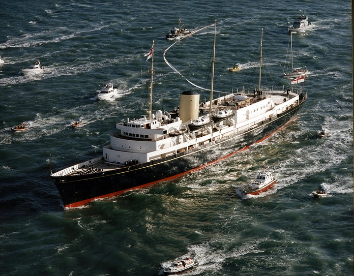 HMY Britannia Royal Yacht paying off Photo Print or Framed Photo Print Hampshire Prints