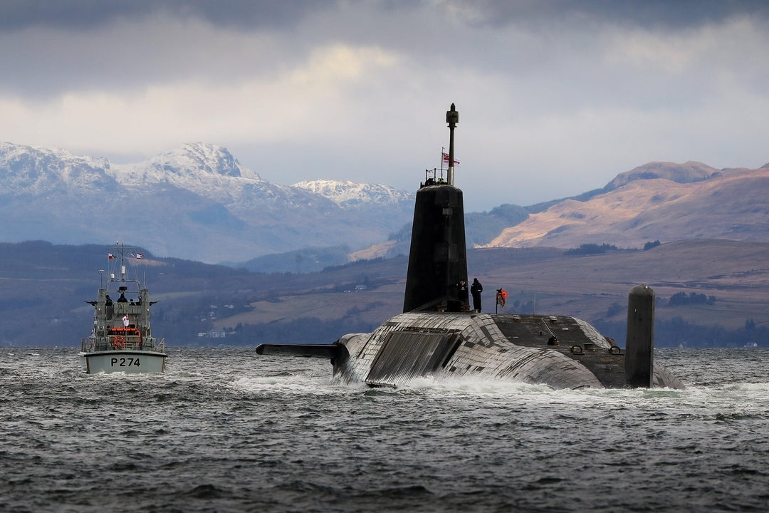 HMS Vigilant S30 Royal Navy Vanguard class Submarine Photo Print or Framed Print - Hampshire Prints