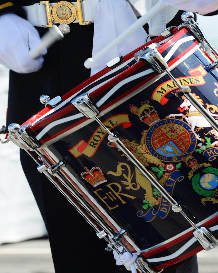 The Drum of a Royal marines band service drummer Photo Print or Framed Photo Print Hampshire Prints 6 x 4 No Frame No