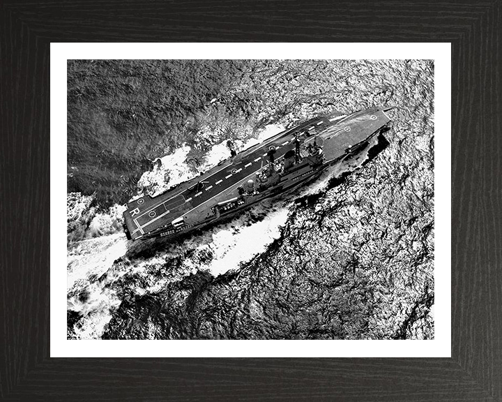 HMS Ark Royal R09 Royal Navy Audacious class aircraft carrier Photo Print or Framed Print - Hampshire Prints