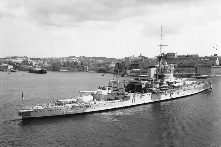 HMS Warspite (03) Royal Navy Queen Elizabeth class battleship Photo Print or Framed Print - Hampshire Prints