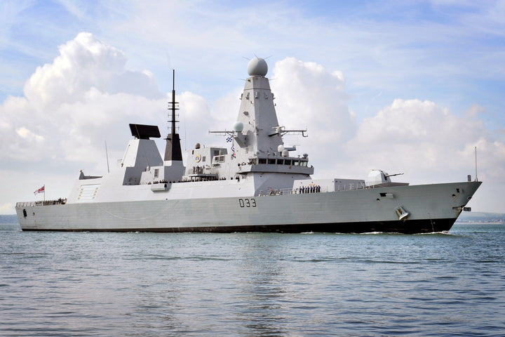 HMS Dauntless D33 Royal Navy Type 45 Destroyer Photo Print or Framed Print - Hampshire Prints