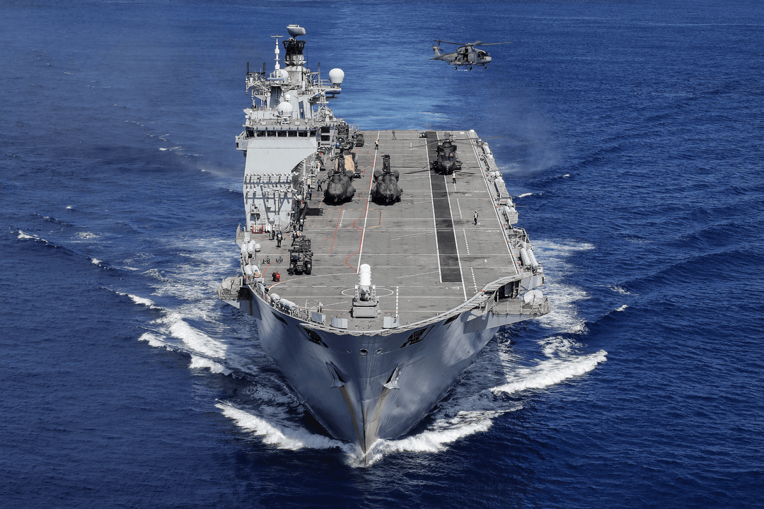 HMS Ocean L12 | Photo Print | Framed Print | Poster | Helicopter Carrier | Royal Navy Hampshire Prints