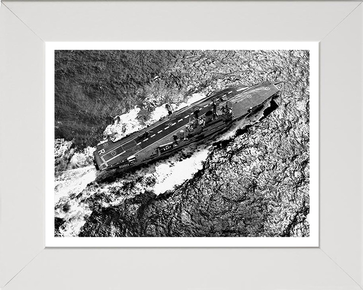 HMS Ark Royal R09 Royal Navy Audacious class aircraft carrier Photo Print or Framed Print - Hampshire Prints