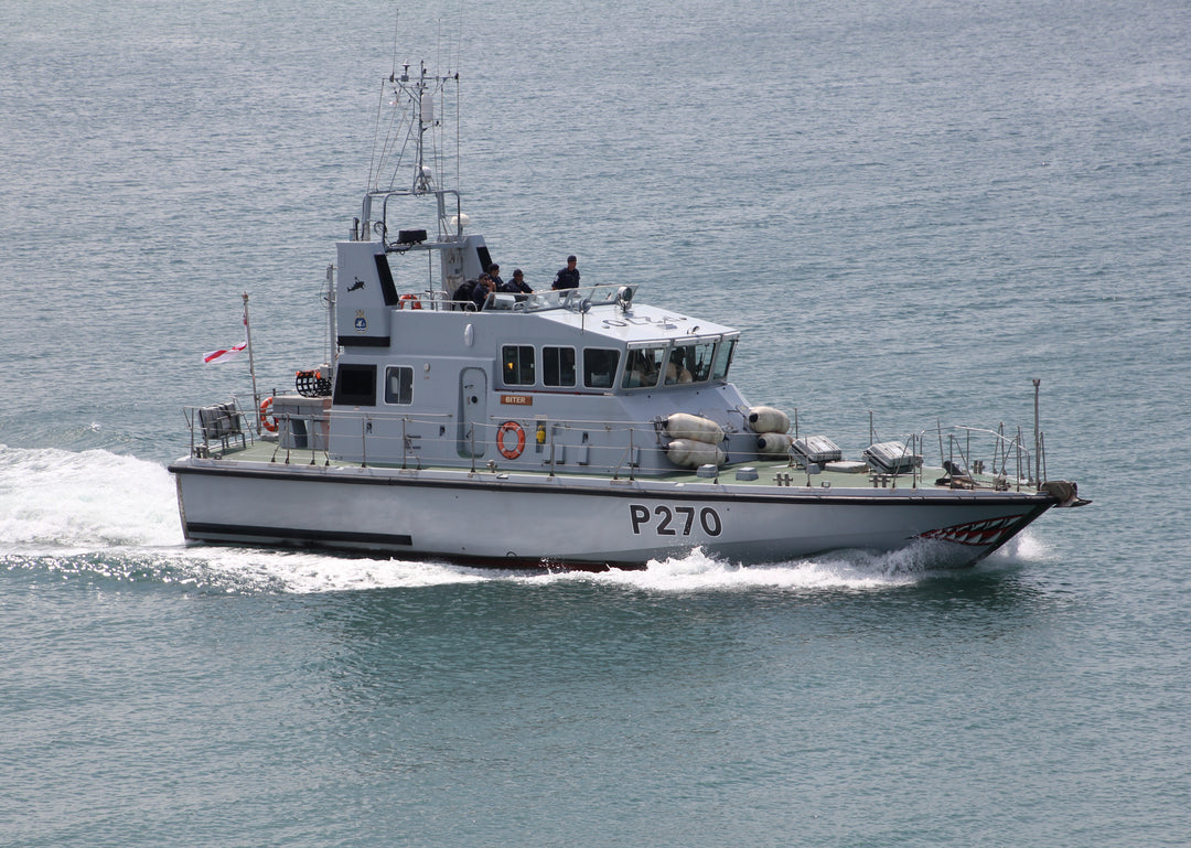 HMS Biter P270 | Photo Print | Framed Print | Archer Class | P2000 | Patrol Vessel | Royal Navy Hampshire Prints