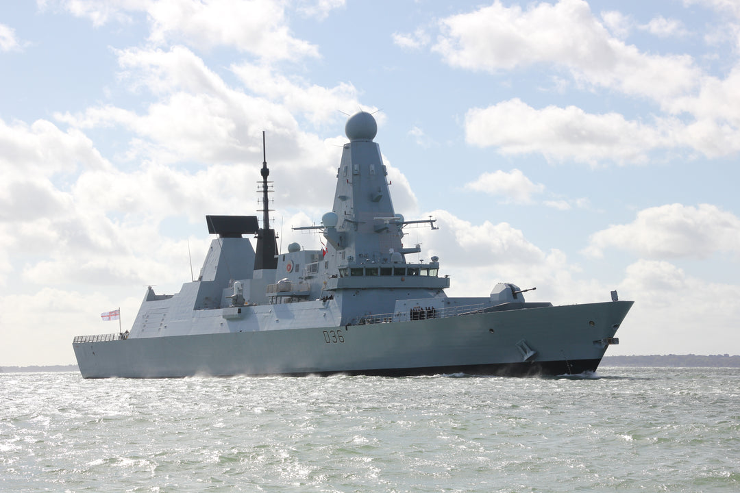 HMS Defender D36 Royal Navy Type 45 Destroyer Photo Print or Framed Photo Print - Hampshire Prints