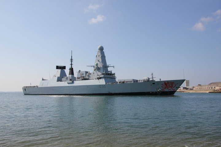 HMS Dragon D35 | Photo Print | Framed Print | Poster | Type 45 | Destroyer | Royal Navy Hampshire Prints