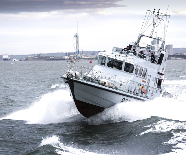 HMS Puncher P291 Royal Navy Archer Class P2000 Patrol Vessel Photo Print or Framed Photo Print - Hampshire Prints