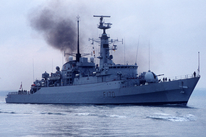 HMS Antelope (F170) Photo Print - Starboard View in Colour - Royal Navy Type 21 Frigate Hampshire Prints 6 x 4 No Frame No