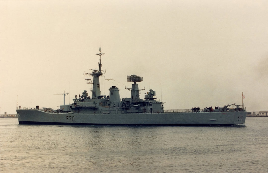 HMS Apollo F70 Royal Navy Leander class Frigate Photo Print or Framed Print - Hampshire Prints