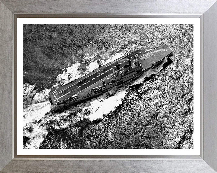 HMS Ark Royal R09 Royal Navy Audacious class aircraft carrier Photo Print or Framed Print - Hampshire Prints