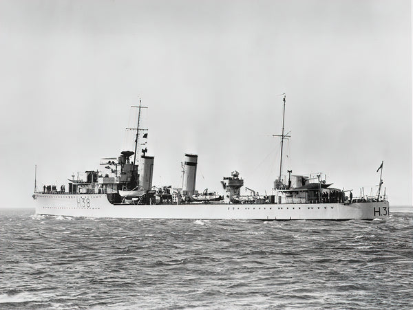 HMS Delight H38 D Class Destroyer February 1933