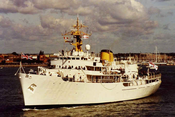 HMS Hecla A133 | Photo Print | Framed Print | Hecla Class | Survey Vessel | Royal Navy Hampshire Prints