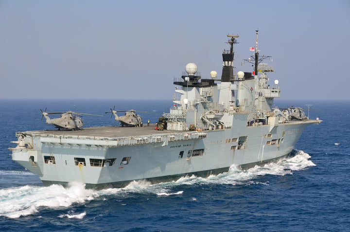HMS Illustrious R06 | Photo Print | Framed Print | Invincible Class | Aircraft Carrier | Royal Navy Hampshire Prints
