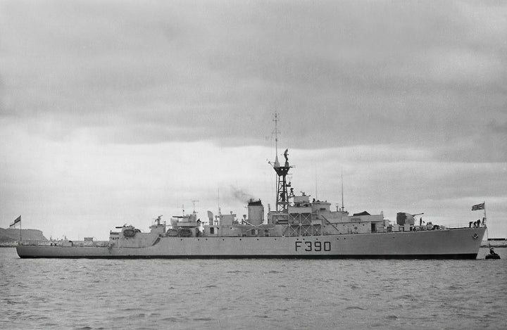 HMS Loch Fada F390 (K390) Royal Navy Loch class frigate Photo Print or Framed Print - Hampshire Prints