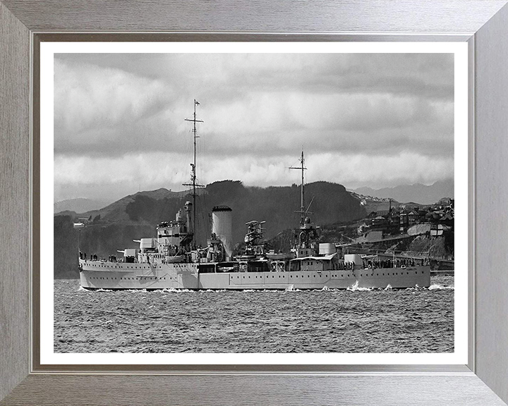 HMS Achilles C70 Royal Navy Leander class light cruiser Photo Print or Framed Photo Print - Hampshire Prints