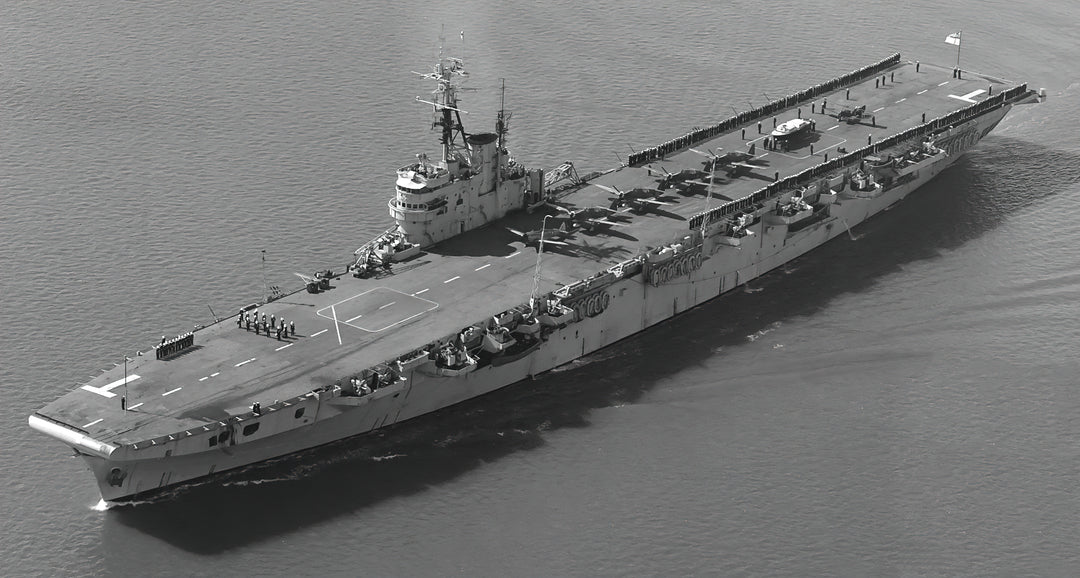 HMS Theseus R64 | Photo Print | Framed Print | Colossus Class | Aircraft Carrier | Royal Navy Hampshire Prints