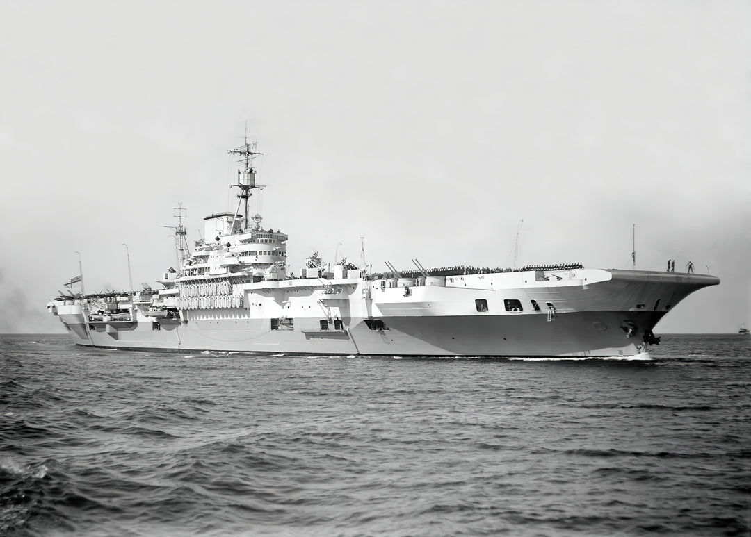 HMS Venerable R63 | Photo Print | Framed Print | Colossus Class | Aircraft Carrier | Royal Navy Print Hampshire Prints