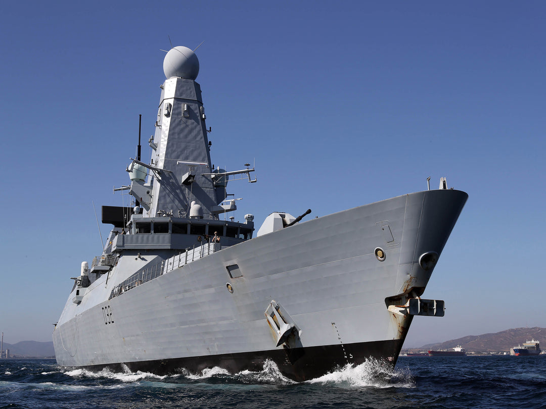 HMS Daring D32 Royal Navy type 45 Destroyer Photo Print or Framed Print - Hampshire Prints