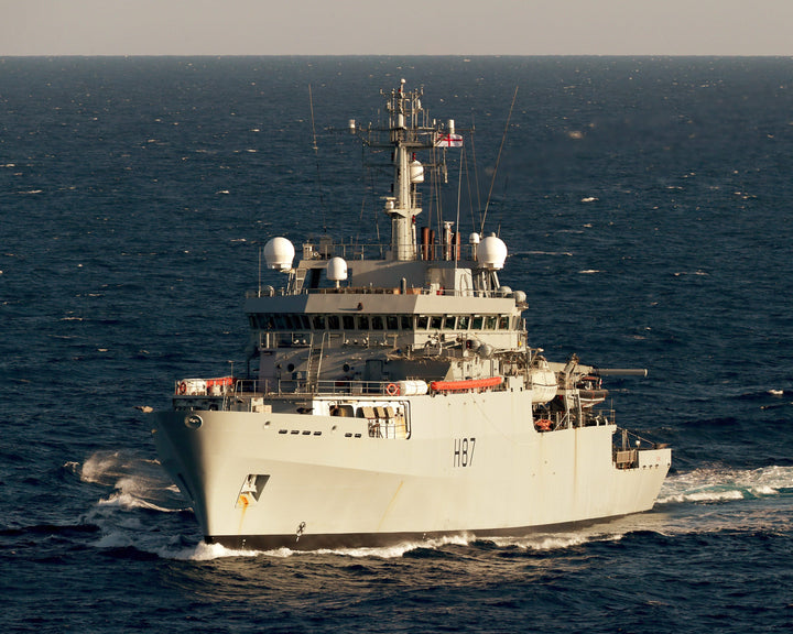 HMS Echo H87 Royal Navy hydrographic survey ship Photo Print or Framed Print - Hampshire Prints